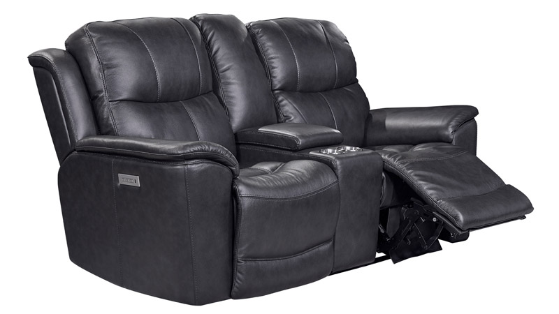 Gallery furniture shop leather recliners